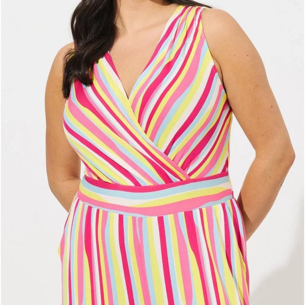 TORRID Super Soft Surplice Jumpsuit - Picture 4 of 5